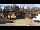Boxtruck scrapes top at the 11foot8 bridge